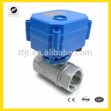 CWX-15N 1/2 &quot;Voller Anschluss DC12V mit NPT Gewindestutzen Edelstahl 304 Motor Stellantrieb Kugelhahn